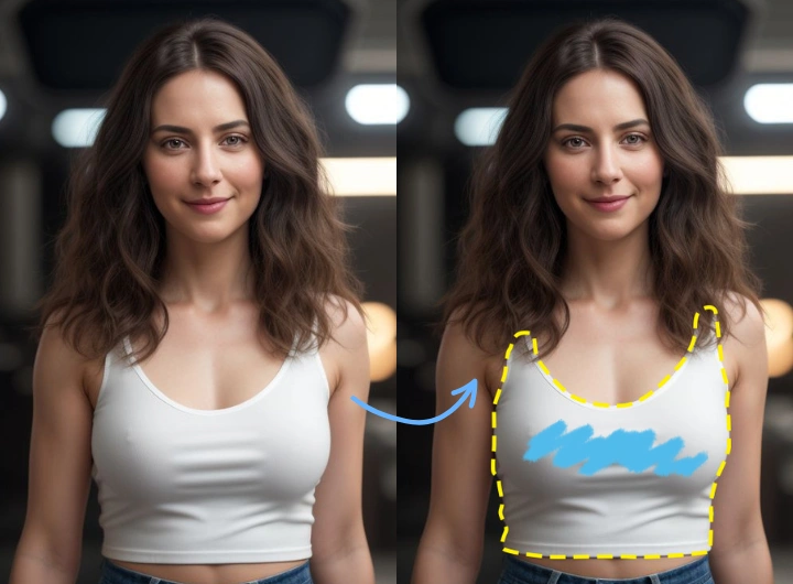 Create Video Transitions through Video Clothes Remover