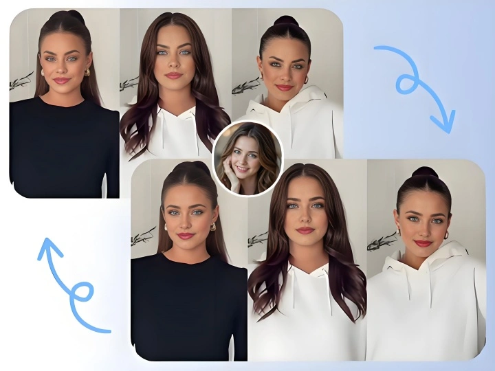 Creative Selfies and Makeovers with Face Swap AI Batch