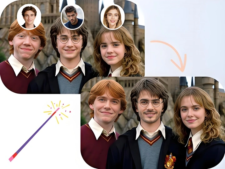 Creative Projects & Marketing Using Multiple Face Swap Online
