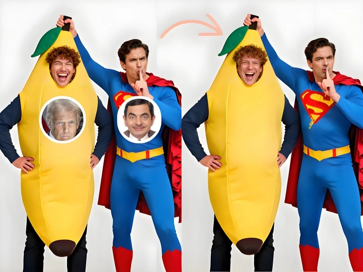 Visual Humor & Storytelling with Swap Multiple Faces in One Photo