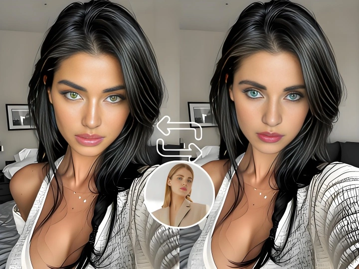 Social Sharing with Photo Face Swap